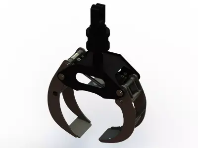 Hydraulic Grapple Free 3D model