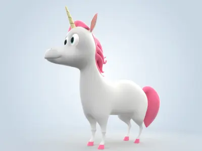 Unicorn 3D model