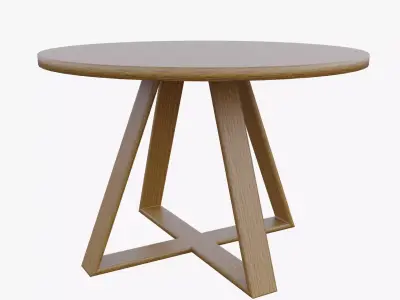 Elegant Coffee Table Free low-poly 3D model