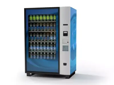 Blue Vending Machine 3D model