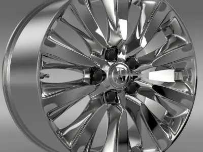 Acura RLX Sport rim 3D model
