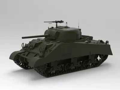 TANK M4 Sherman 3D model