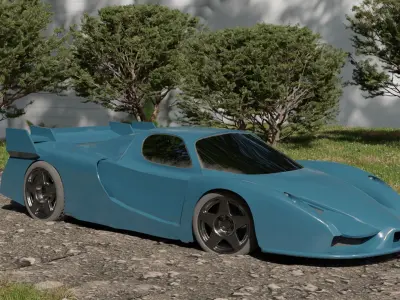 Ferrari FXX Free 3D model