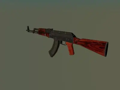 AK-47 ak - rifle for gta Low-poly 3D model