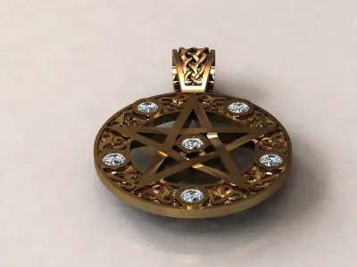 Star pendant 20 3D print model purchase