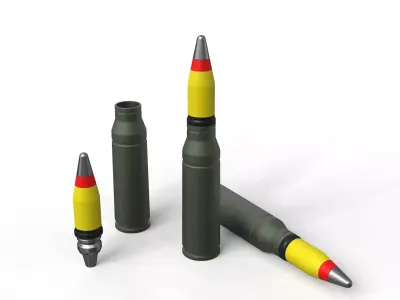 M792 25 mm HEI for the M242 Bushmaster 3D print model