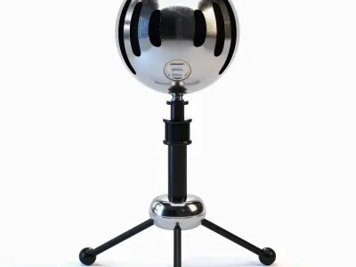 Snowball Blue Microphones  3D model