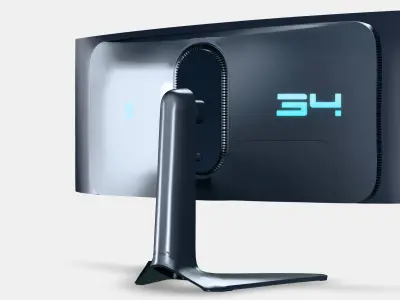 Dell Alienware AW3423DWF 3D model