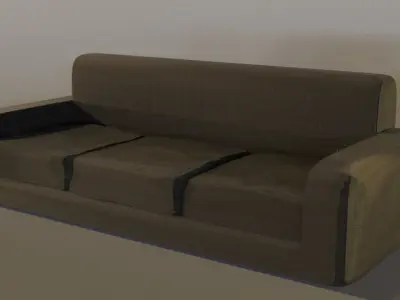 Furniture pack  Free low-poly 3D model