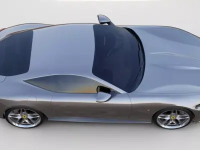 Realistic 3D Car Model Standard  Game-Ready  High Quality Low-poly 3D model