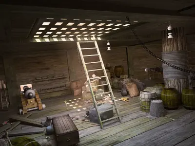 Armory Cabin 3D model