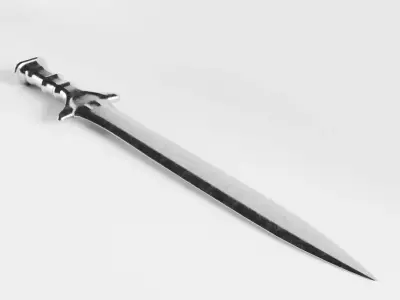 Ancient Roman Gladius - 2 Versions 3D model