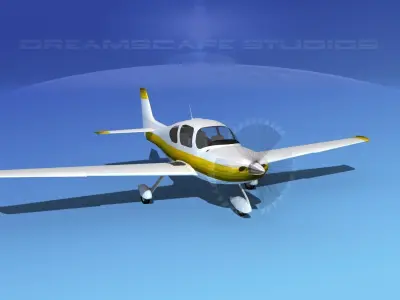 Cirrus SR22 V07 3D model