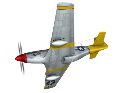 North American P-51D Mustang - Marie 3D model