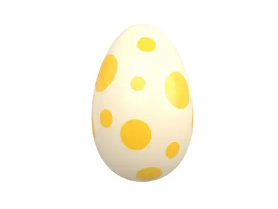 Dinosaur Egg v1 Pack Low-poly 3D model