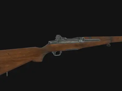 M1 Garand Low-poly 3D model