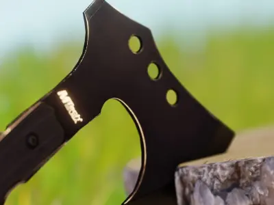 low poly tomahawk axe Free low-poly 3D model