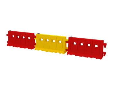 Road Barrier Set 3D print model