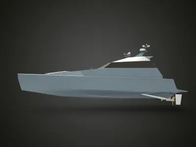 Fast Patrol Boat thunderchild 3D model