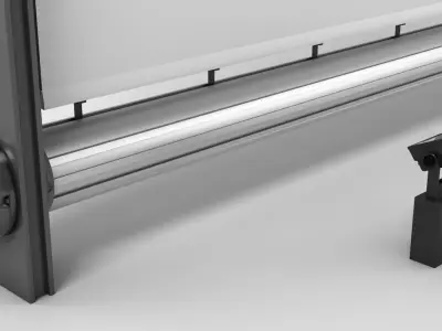 Billboard 002 Low-poly 3D model