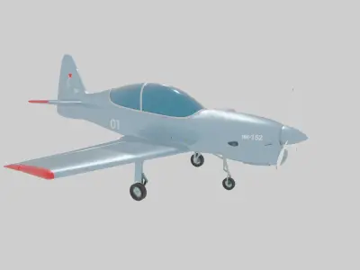 Yakolev Yak-152 - RUSSIAS NEW PRIMARY FLIGHT TRAINER - 3D model