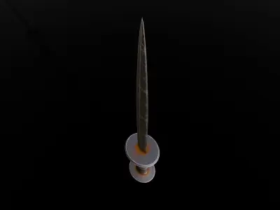 Dagger 3D Model Low-poly 3D model