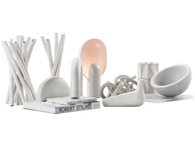 021 WHITE decorative pack PART 1 3D model