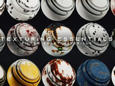 Texturing Essentials Filter Smart Materials vol 02 Low-poly 3D model