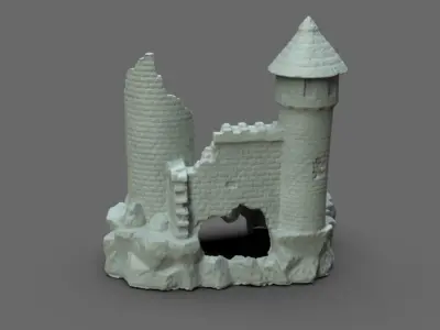 Fish Castle 3D model