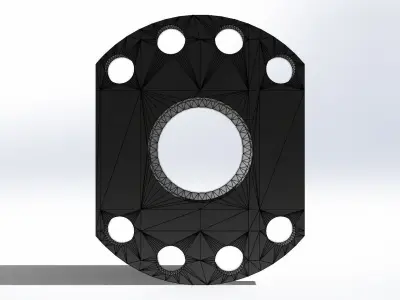 Bucha Roscada TR50x8 Threaded Bushing 3D model