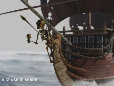 Queen Annes Revenge 3D model