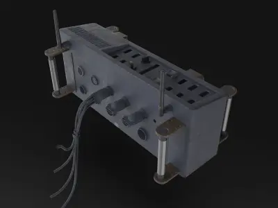 40 SUBD Military Vehicle Kitbash Elements 3D model