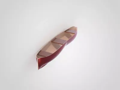 Canoe  3D model purchase