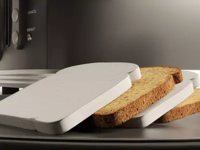 Scandi Home Breakfast Set Free 3D model