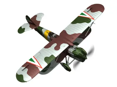 Fiat CR 32 - Hungarian Royal Air Force - V159 3D model