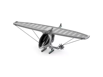 Powered Paraglider 3D model