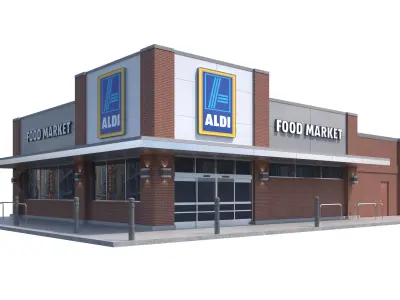 Retail-199 Aldi-004 3D model
