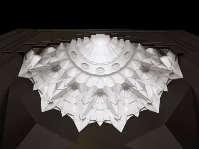 muqarnas gate 3D model