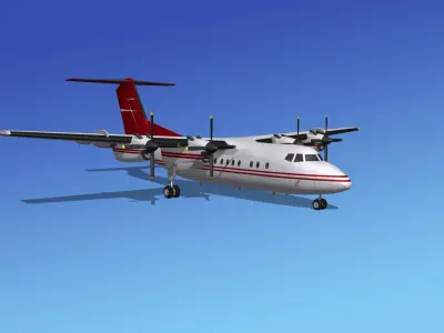 Dehavilland DHC-7 Corporate 4 3D model