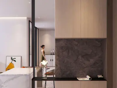  Office interior scene 23 3D model