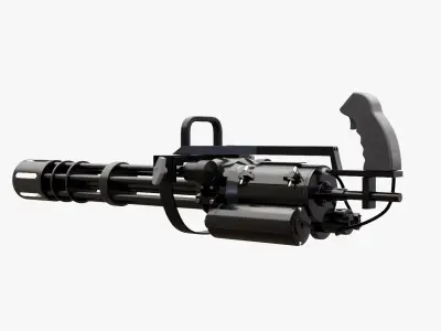 Minigun A134 3D model