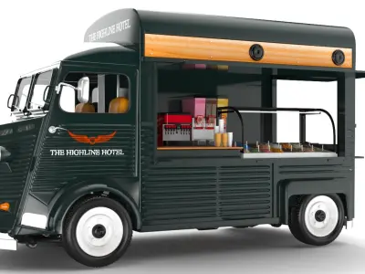 Food Trucks Collection 3D model purchase