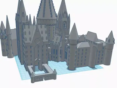 Hogwarts harry potter castle 3D print model