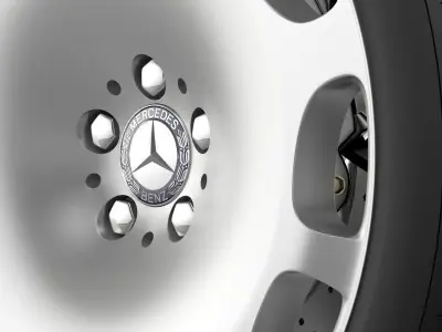Mercedes Maybach wheel 3D model