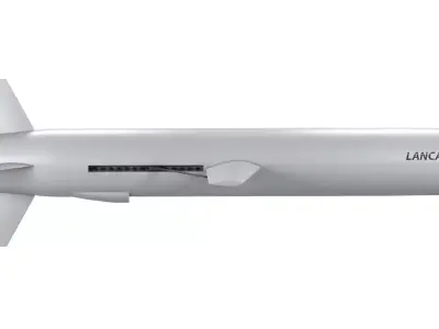 Polish Lanca cruise missile Free 3D model