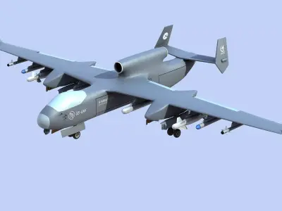 JiuTian SS-UAV 3D model