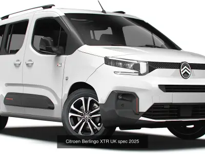 Citroen Berlingo 2025 3D Model Collection