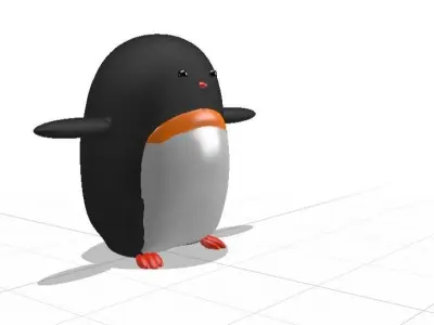 Oliver Penguin Free 3D model