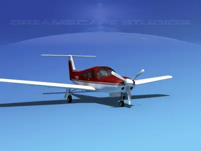 Piper PA-28R-201 Arrow III V08 3D model