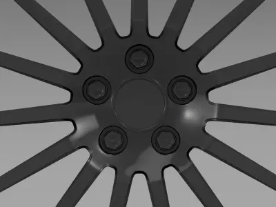 Subaru BRZ STI rim 3D model